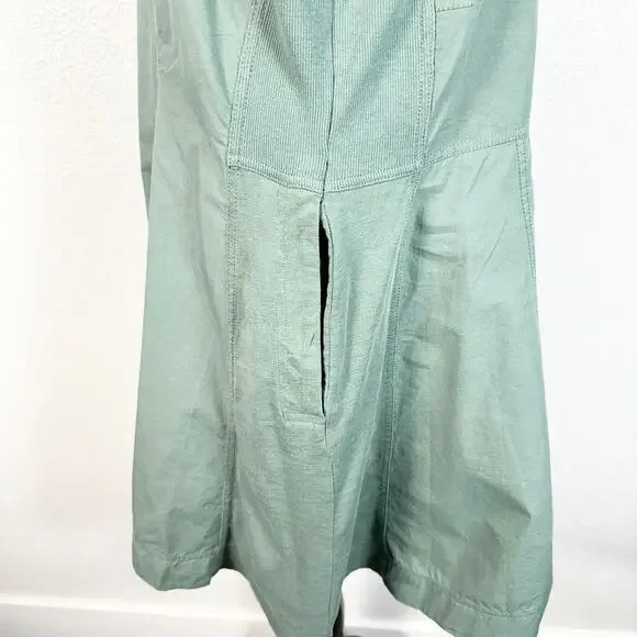 Daily Practice NWT by Anthropologie Women’s Sleeveless Halter Dress in Green XL - Picture 5 of 16